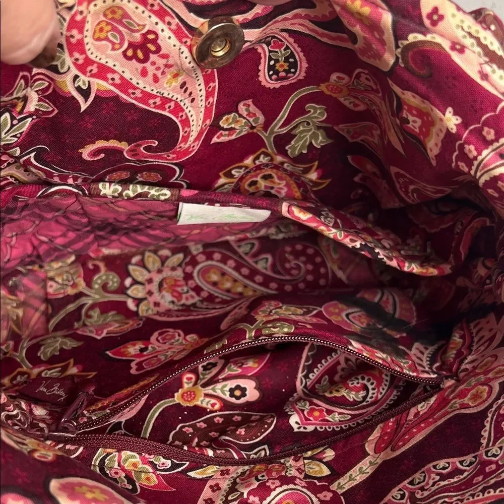 Vera Bradley Piccadilly Plum Bucket Tote